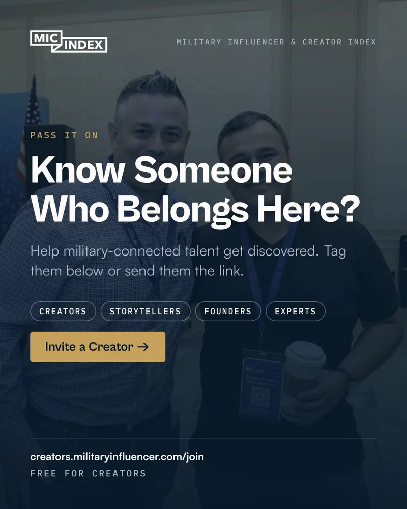 invite a creator, Portrait